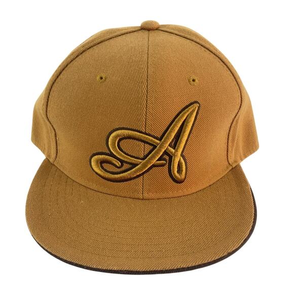 Pit Bull Atlanta Braves Men's XL Brown Acrylic Baseball Cap Pre-Owned - Picture 1 of 6